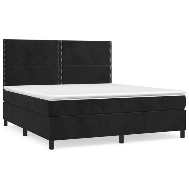 vidaXL Boxspringbett Bett Boxspringbett mit Matratze komplett Samt (180 x 2 günstig online kaufen