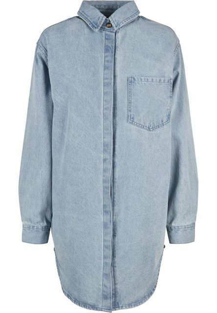 URBAN CLASSICS Jerseykleid Damen Ladies Oversized Denim Shirt Dress (1-tlg) günstig online kaufen