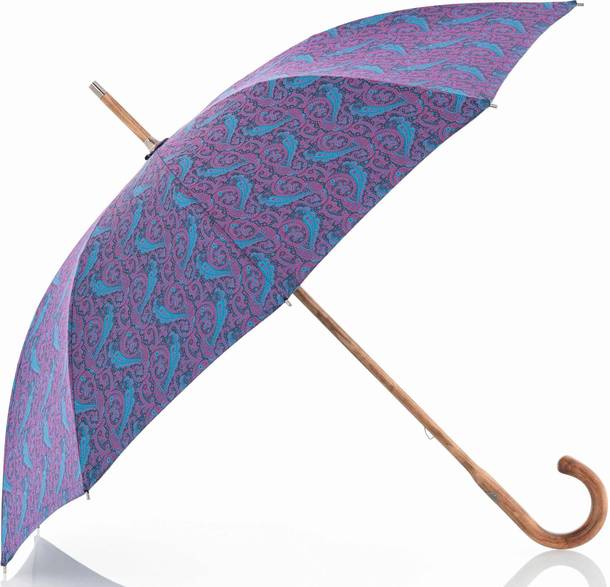 doppler MANUFAKTUR Stockregenschirm "Norfolk Cottage, paisley pink" günstig online kaufen