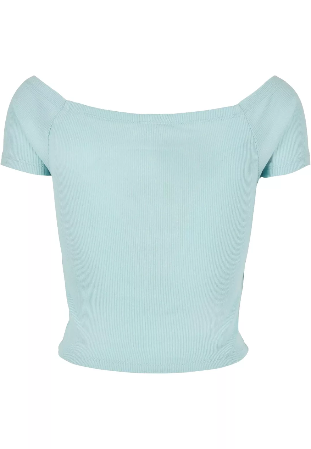 URBAN CLASSICS T-Shirt "Urban Classics Damen Ladies Off Shoulder Rib Tee" günstig online kaufen