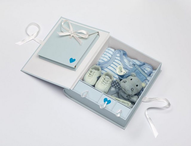 Walther Design Fotoalbum Babyalben und Aufbewahrungsboxen Baby Animal, blau günstig online kaufen