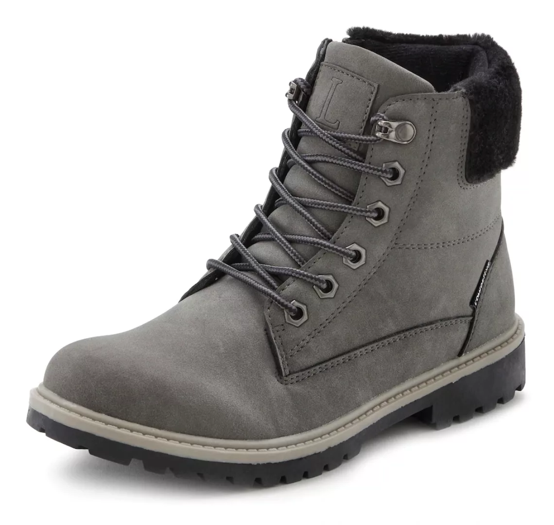 LASCANA Stiefelette, wind- & wasserabweisend,Winterboots, Outdoorstiefel, W günstig online kaufen