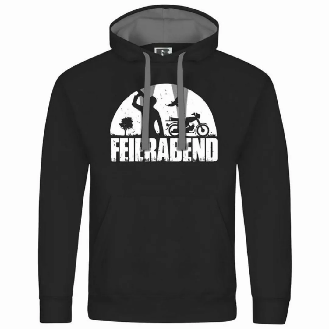 deinshirt Kapuzenpullover Herren Kapuzenpullover Feierabend Simson Mit Prin günstig online kaufen