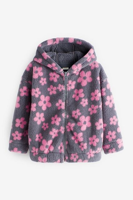 Next Kapuzenfleecejacke Kapuzenjacke aus Teddyfleece (1-St) günstig online kaufen