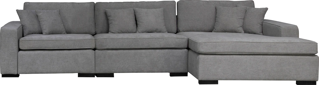 Home affaire Ottomane »Skara L-Form«, Lounge-Sofa mit Federkernpolsterung, günstig online kaufen