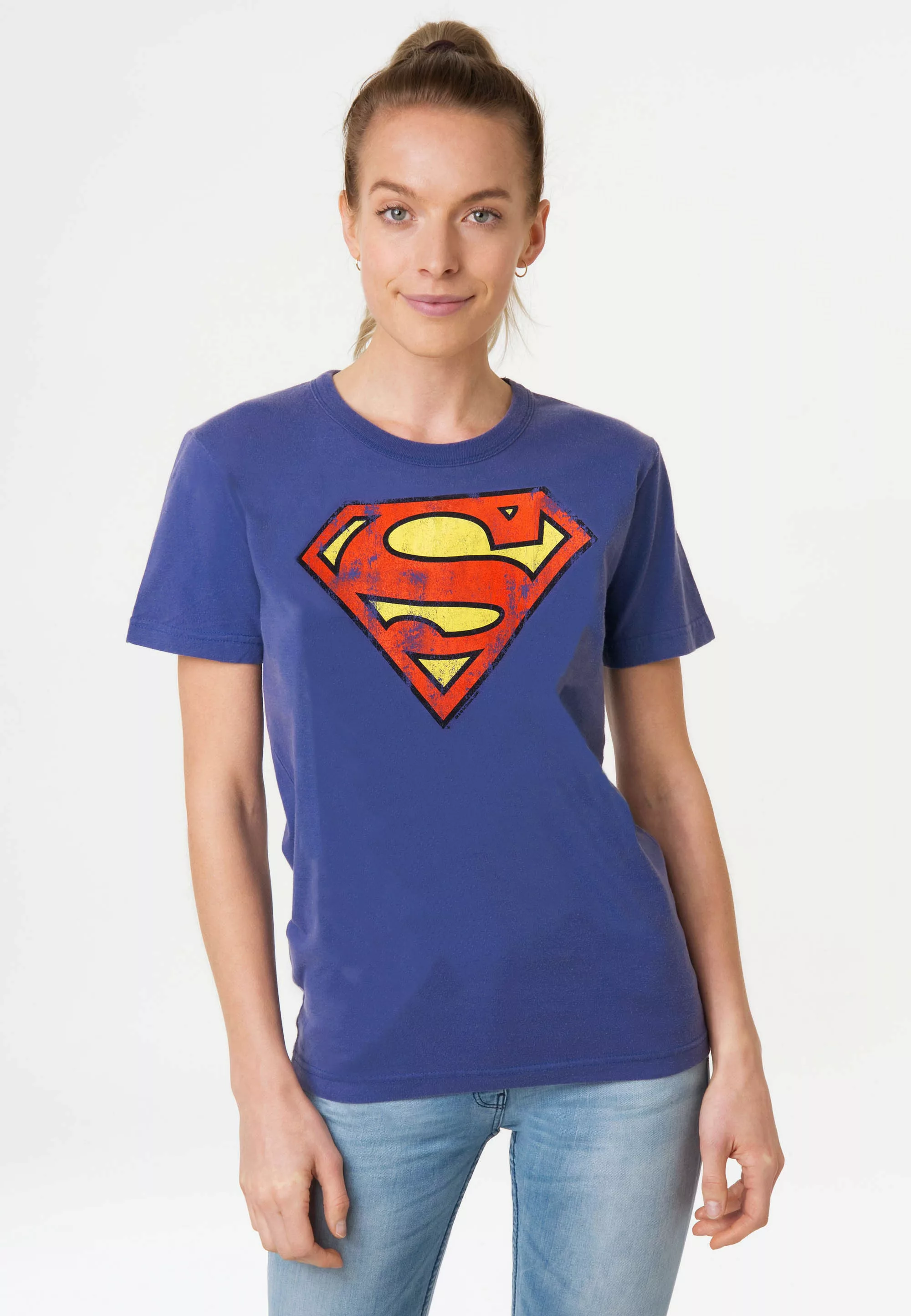 LOGOSHIRT T-Shirt "DC Comics – Superman" günstig online kaufen