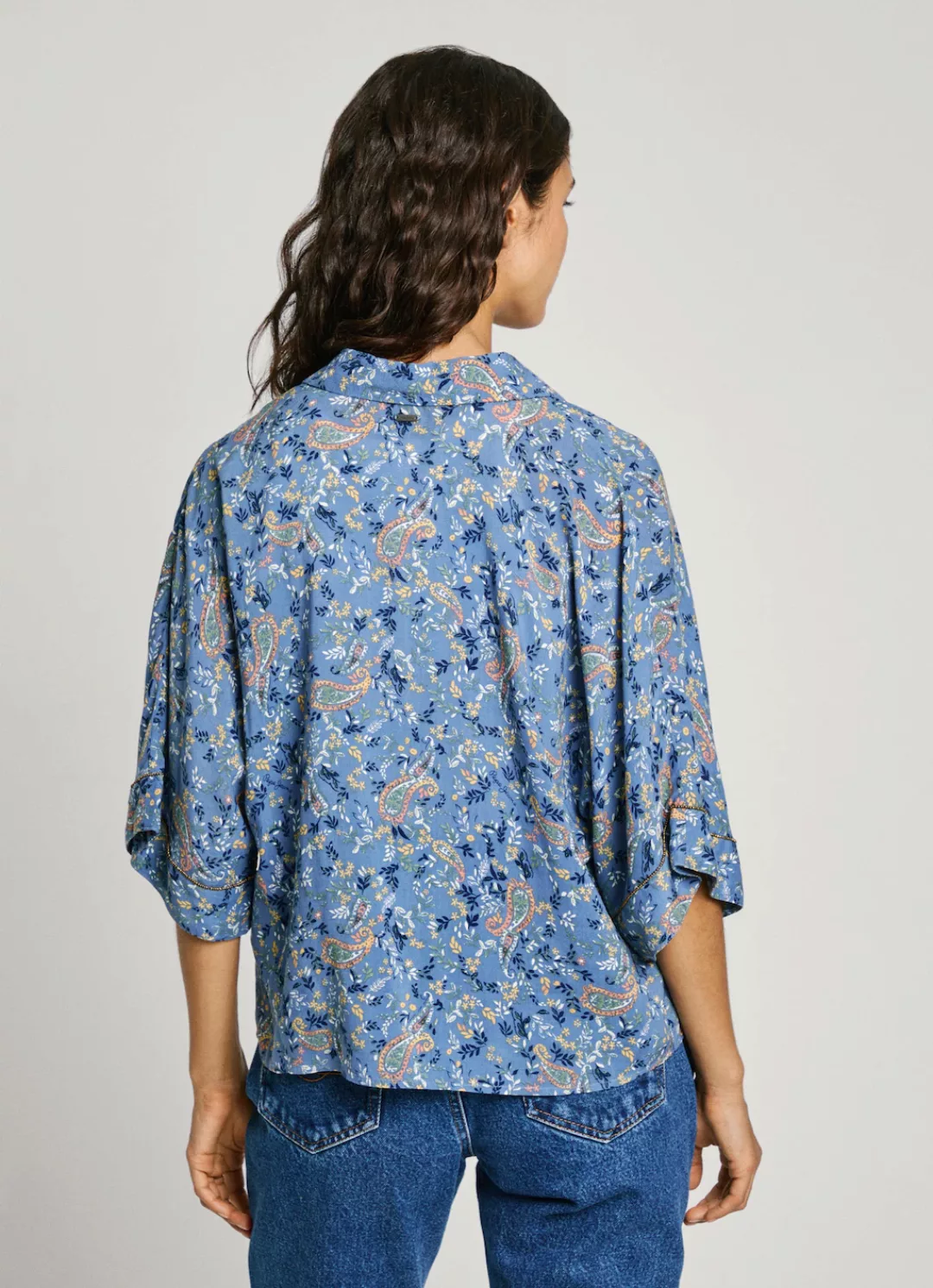 Pepe Jeans Druckbluse "MERY", mit Paisley Muster in trendy Pyjama-Style günstig online kaufen