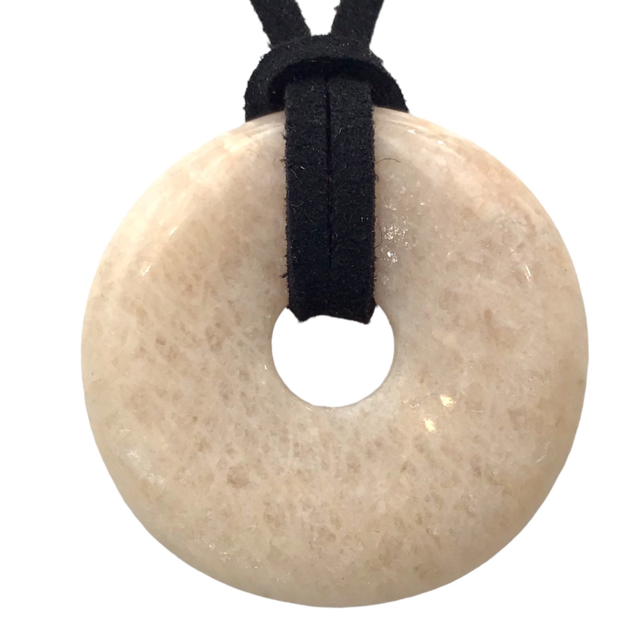 Steinfixx® Lange Kette echter Edelsteindonut 30 günstig online kaufen