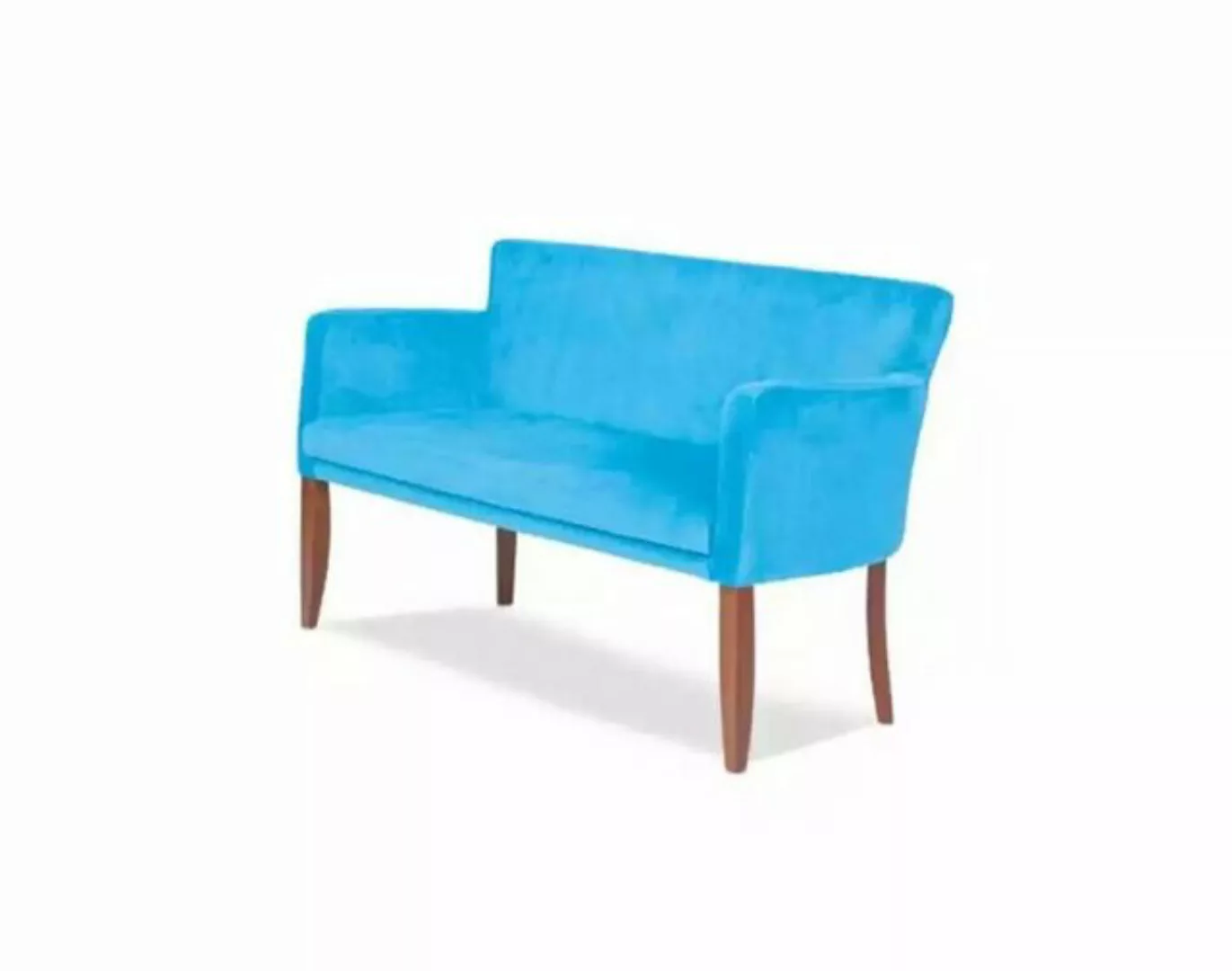 JVmoebel Sofa Blauer Textil Zweisitzer Arbeitszimmer Couch Moderne Büromöbe günstig online kaufen