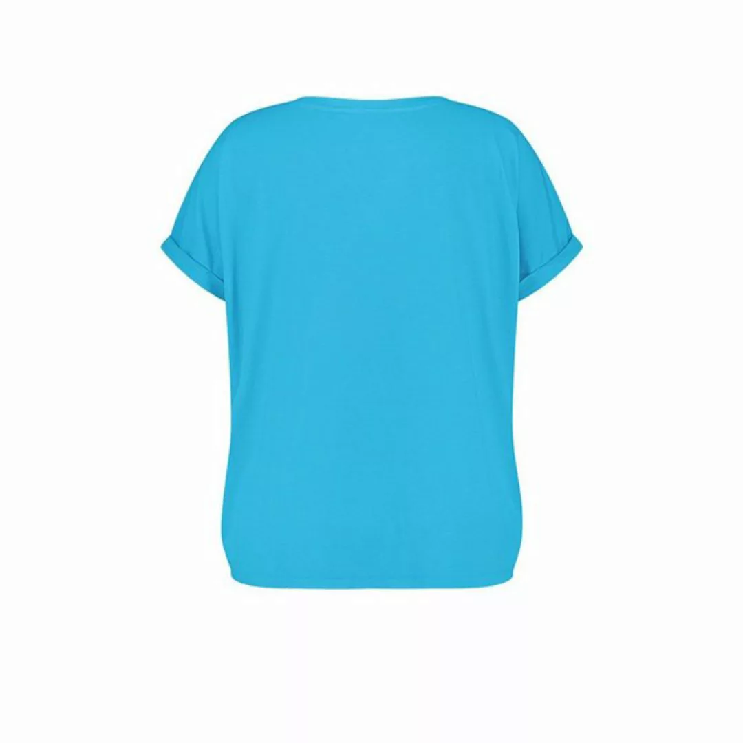 Samoon Kurzarmshirt Kurzarmshirt aus Material-Mix günstig online kaufen