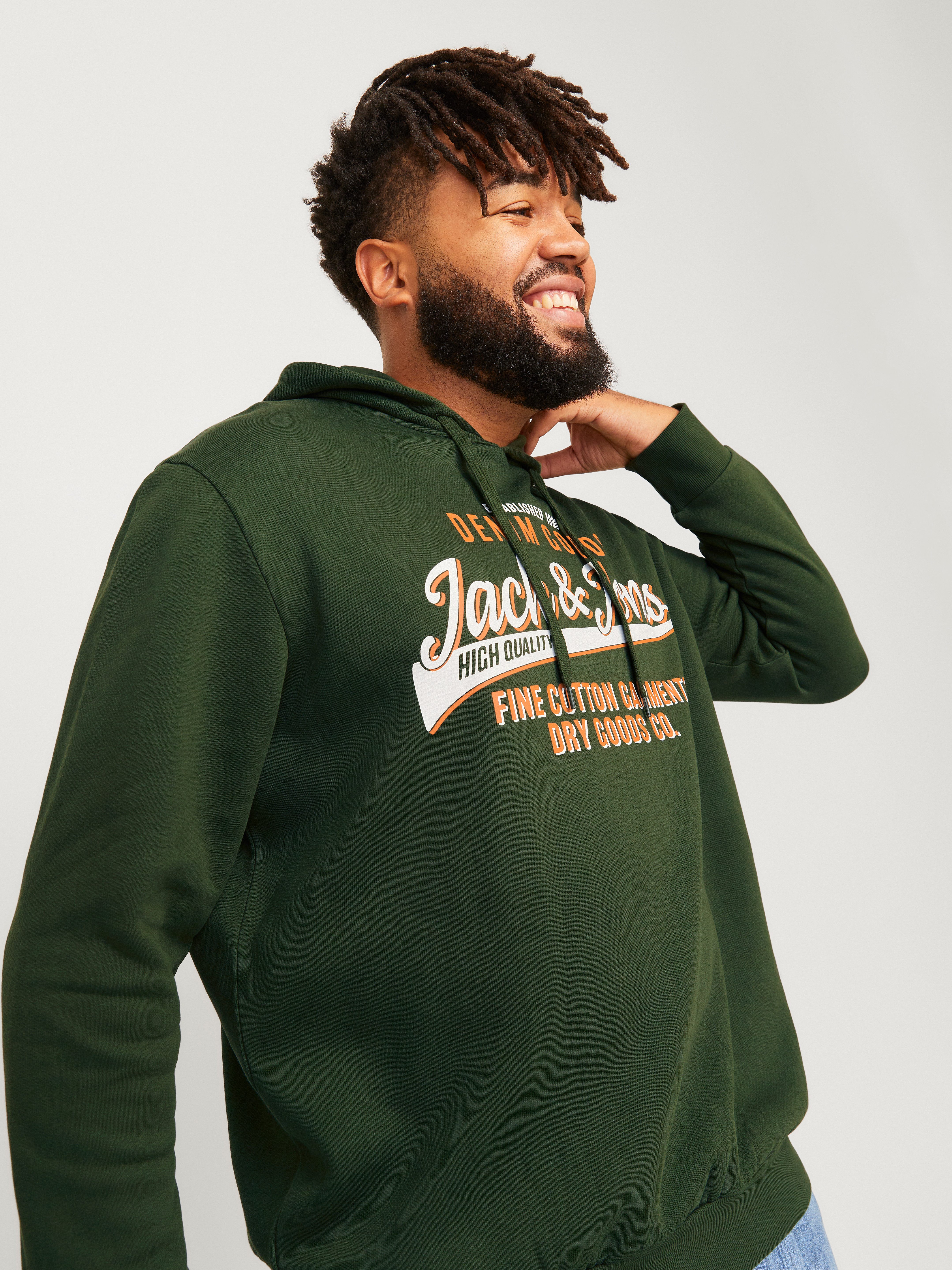 Jack & Jones PlusSize Hoodie JJELOGO günstig online kaufen