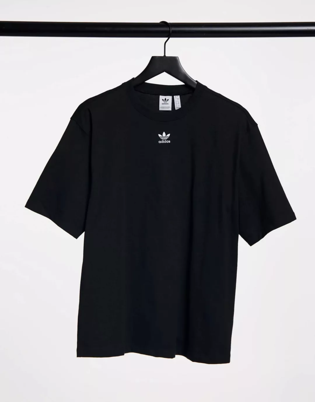 Adidas Originals Trefoil Essentials Kurzarm T-shirt 44 Black günstig online kaufen