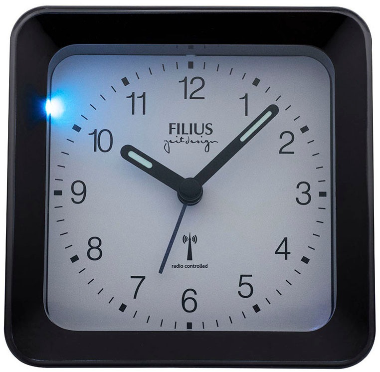 FILIUS zeitdesign Funkwecker, Wecker, Schlafzimmer, Leuchtzeiger, Beleuchtu günstig online kaufen