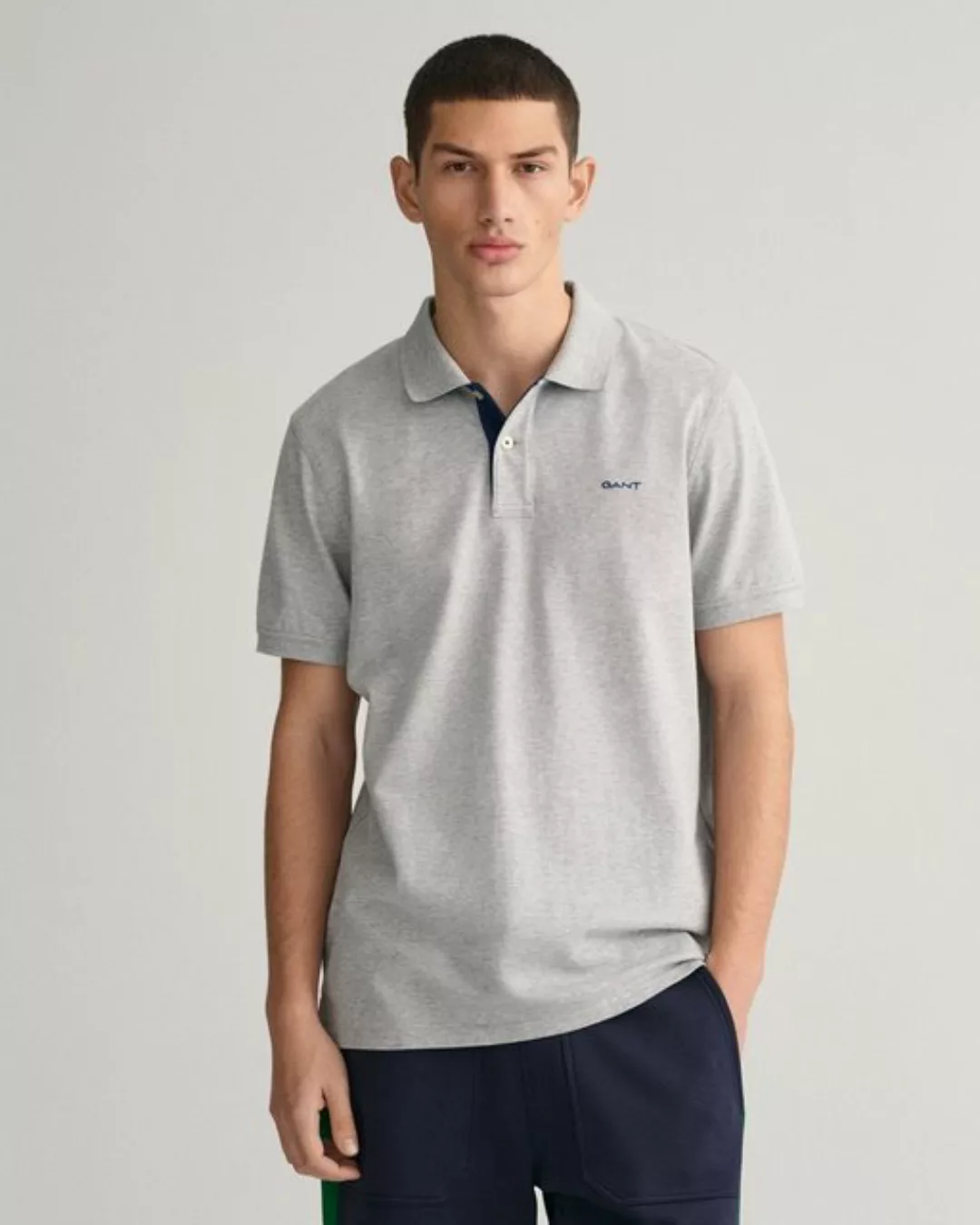 Gant Poloshirt "REG CONTRAST PIQUE SS RUGGER", mit kontrastfarbenen Einsätz günstig online kaufen