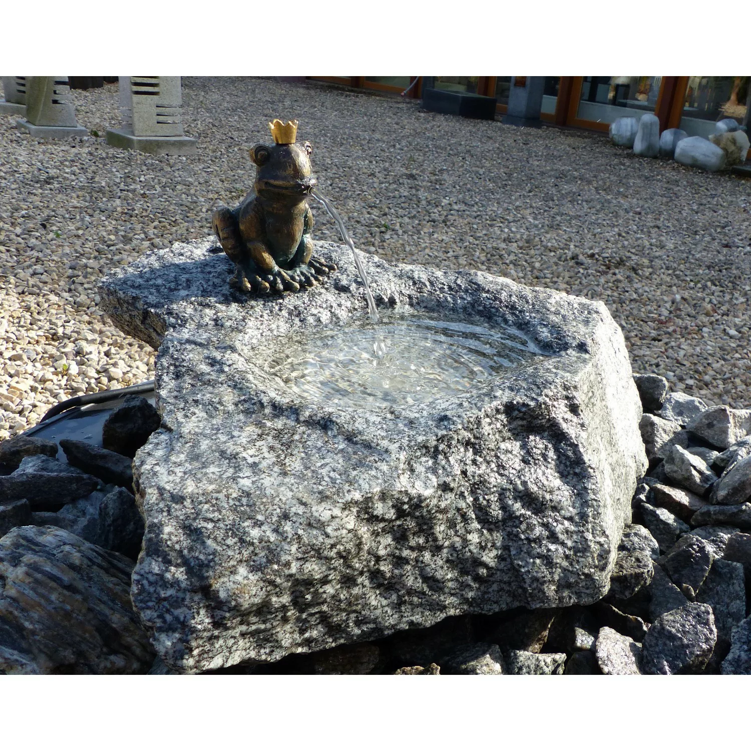 Gartenbrunnen Komplett-Set Froschkönig Otto günstig online kaufen