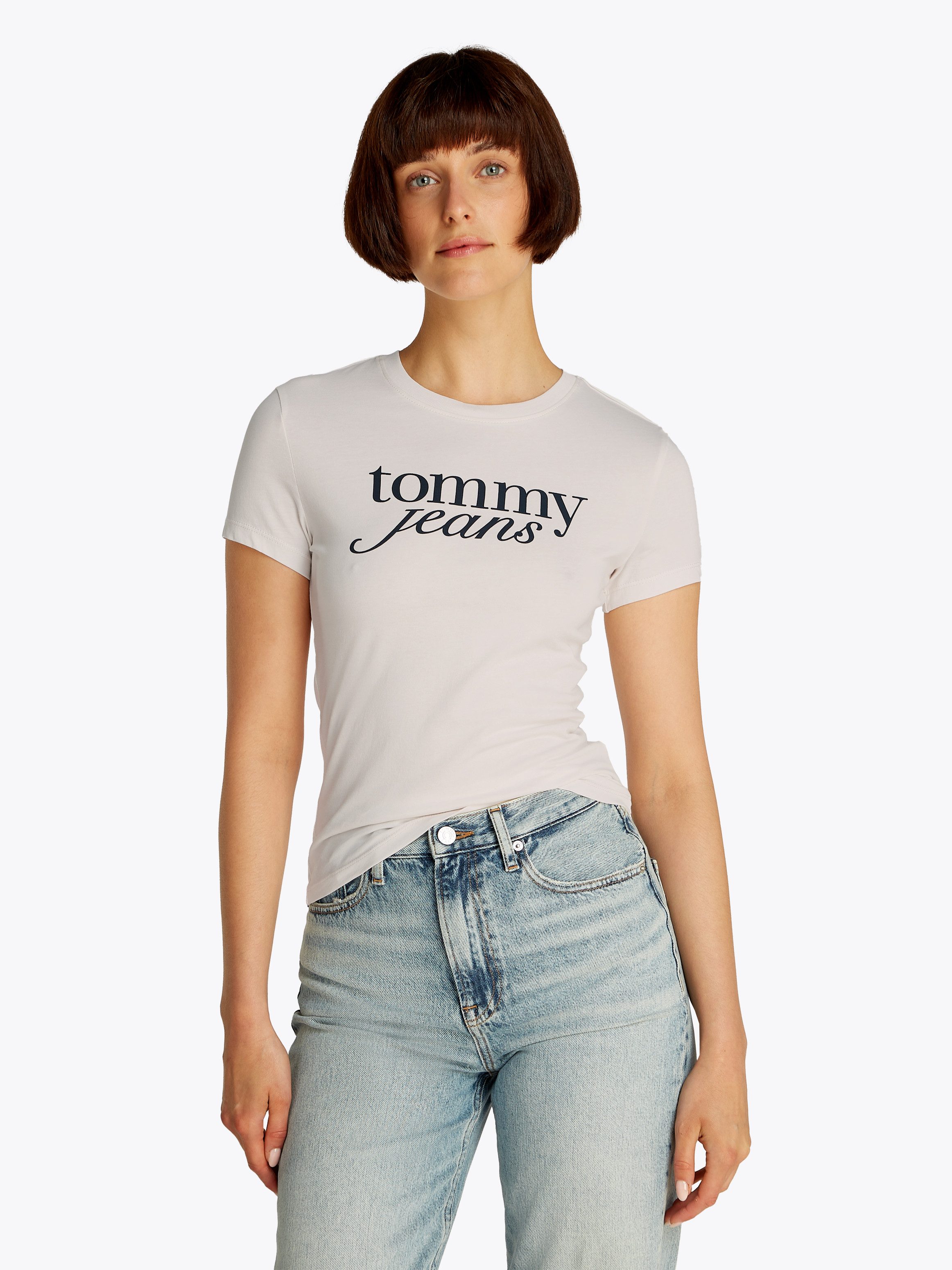 Tommy Jeans T-Shirt mit Logodruck auf günstig online kaufen