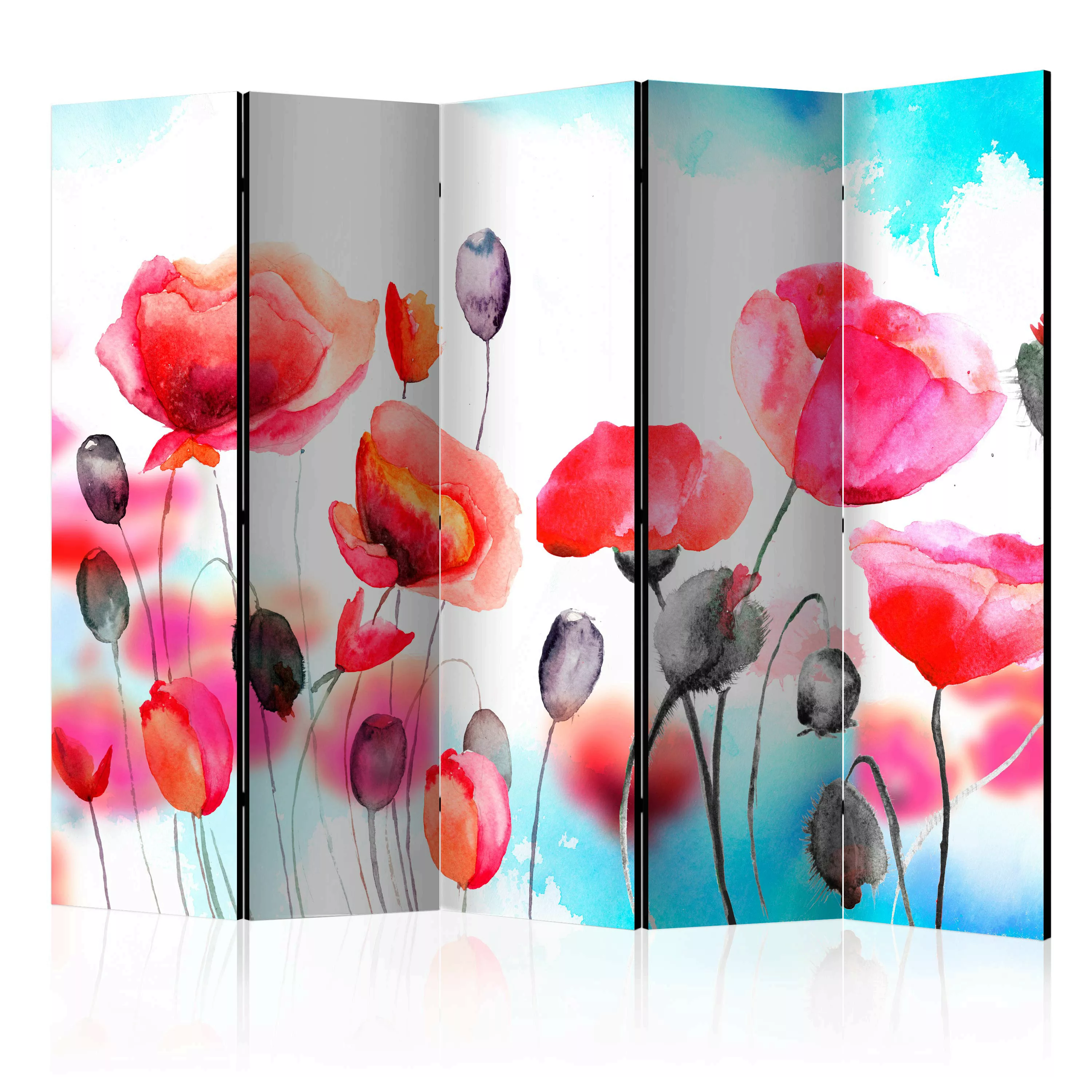 5-teiliges Paravent - Swaying With The Wind Ii [room Dividers] günstig online kaufen