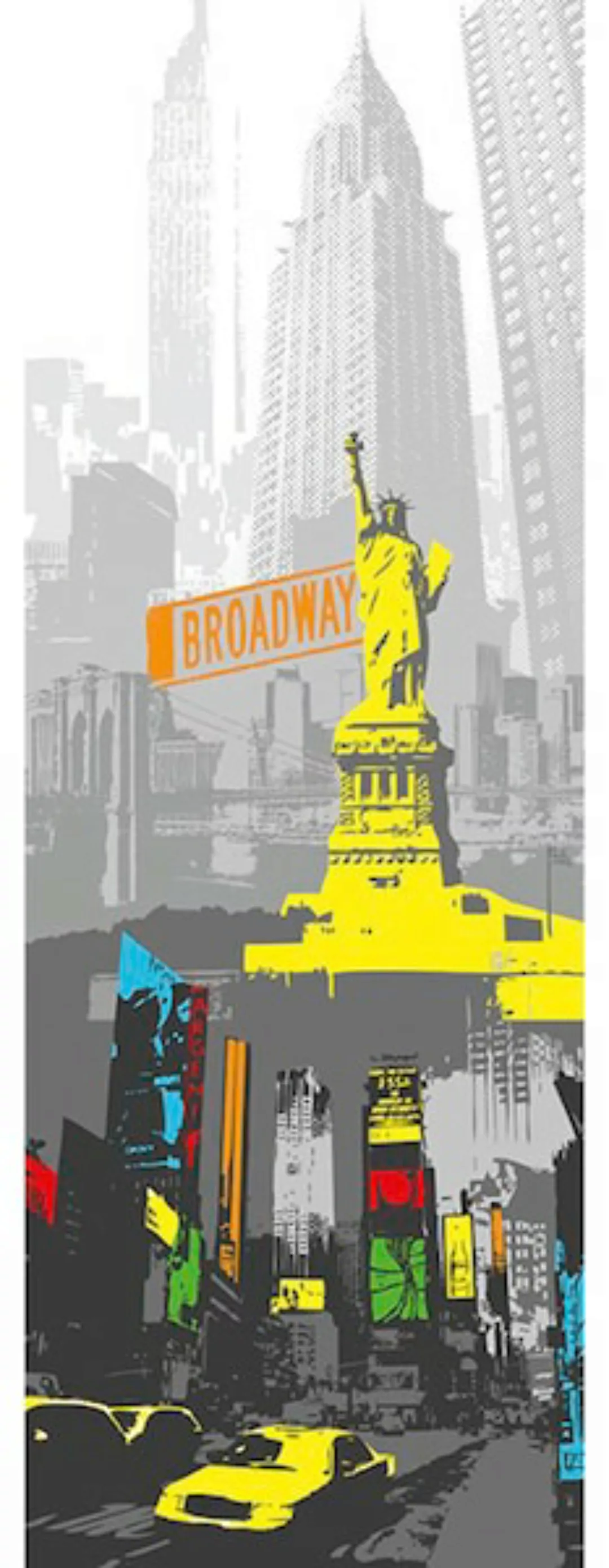 Architects Paper Fototapete »New York«, Grafik Tapete New York Panel 1,00m günstig online kaufen