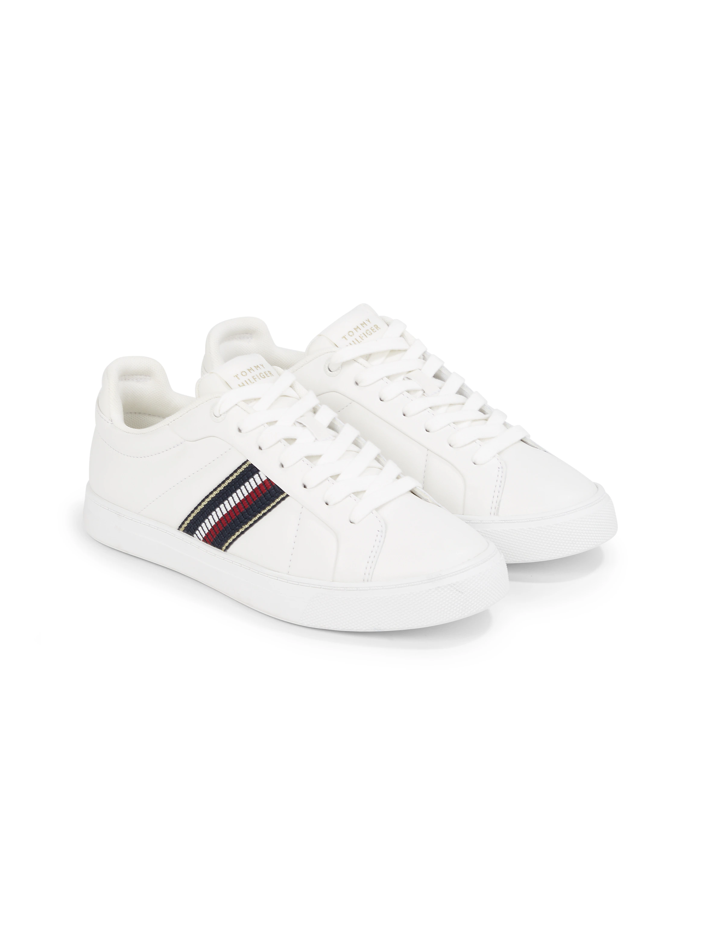 Tommy Hilfiger Plateausneaker "ICON COURT SNEAKERS STRIPES", Schnürschuh, F günstig online kaufen