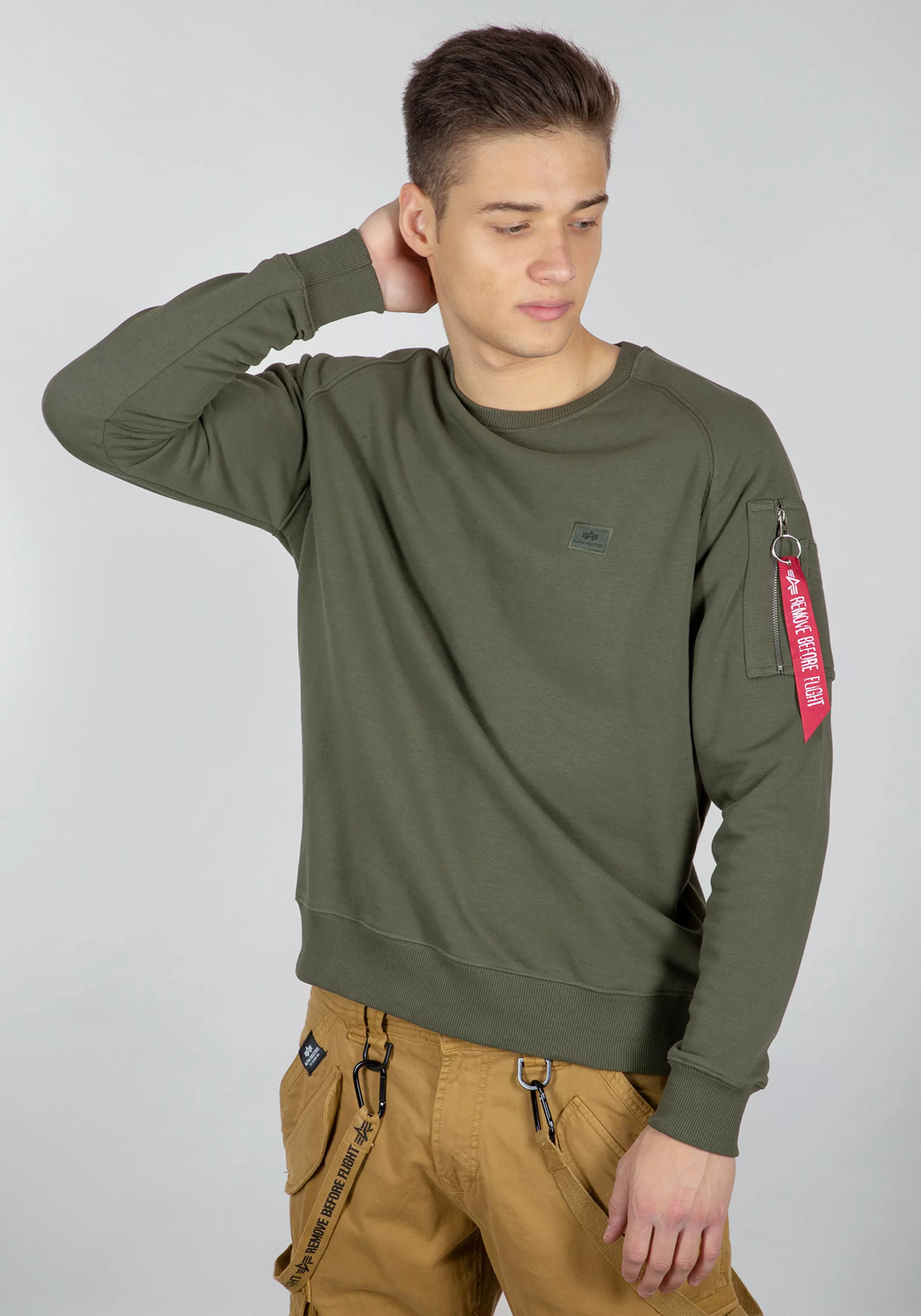 Alpha Industries Sweater "Alpha Industries Men - Sweatshirts X-Fit Sweat" günstig online kaufen