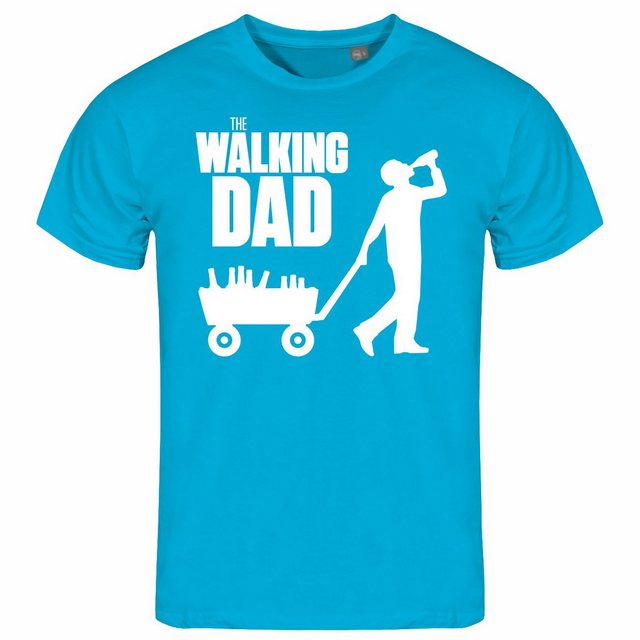 deinshirt Print-Shirt Herren T-Shirt The walking Dad Funshirt mit Motiv günstig online kaufen