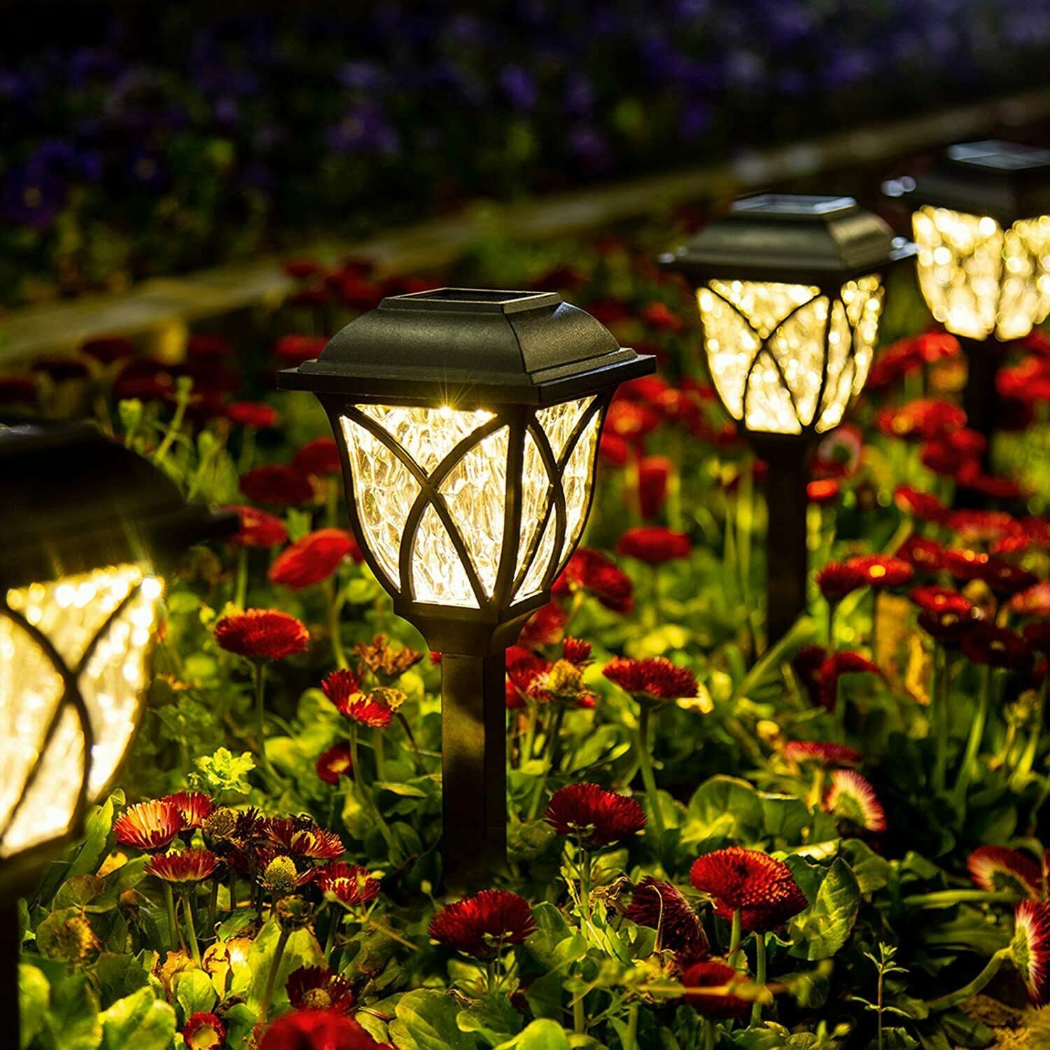 oyajia LED Solarleuchte 6 Stück Solarlampen für außen garten, günstig online kaufen