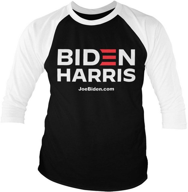 Hybris T-Shirt Biden Harris Baseball 3/4 Sleeve Tee günstig online kaufen