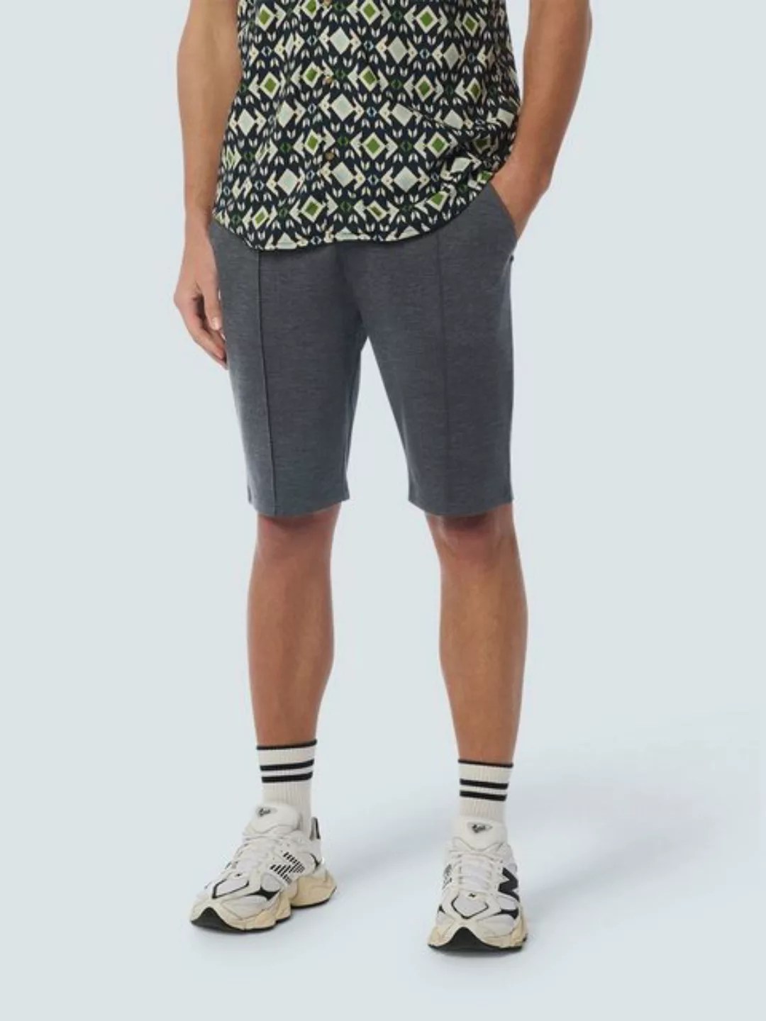 NO EXCESS Stoffhose Short Jersey Melange günstig online kaufen