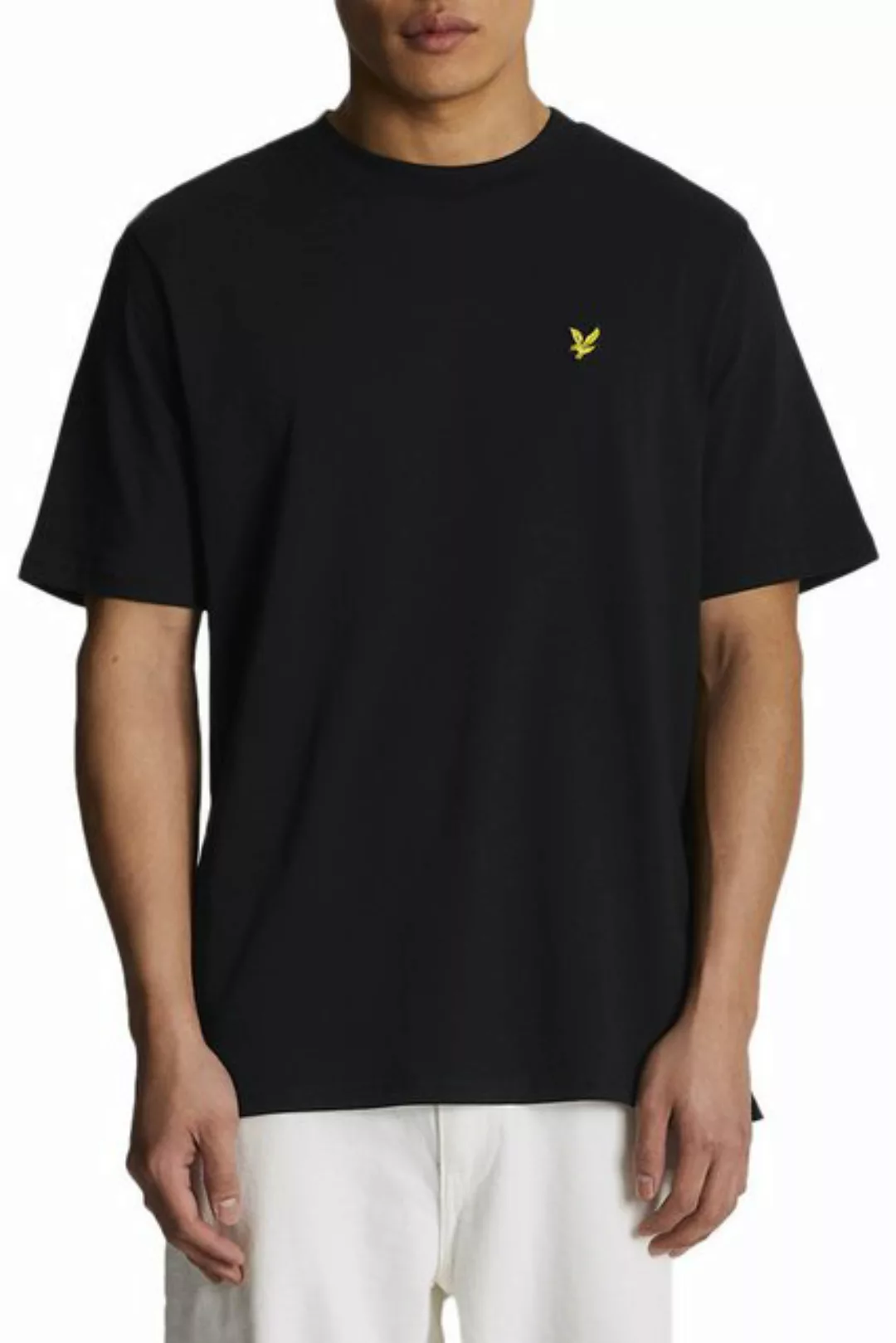 Lyle & Scott T-Shirt Baumwolle, Mit Logo Und Rundhalsausschnitt günstig online kaufen