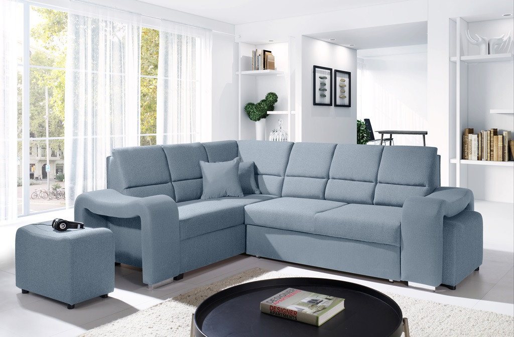 ALTDECOR Ecksofa WAKI, Couch mit Schlaffunktion, Wohnzimmer - Wohnlandschaf günstig online kaufen