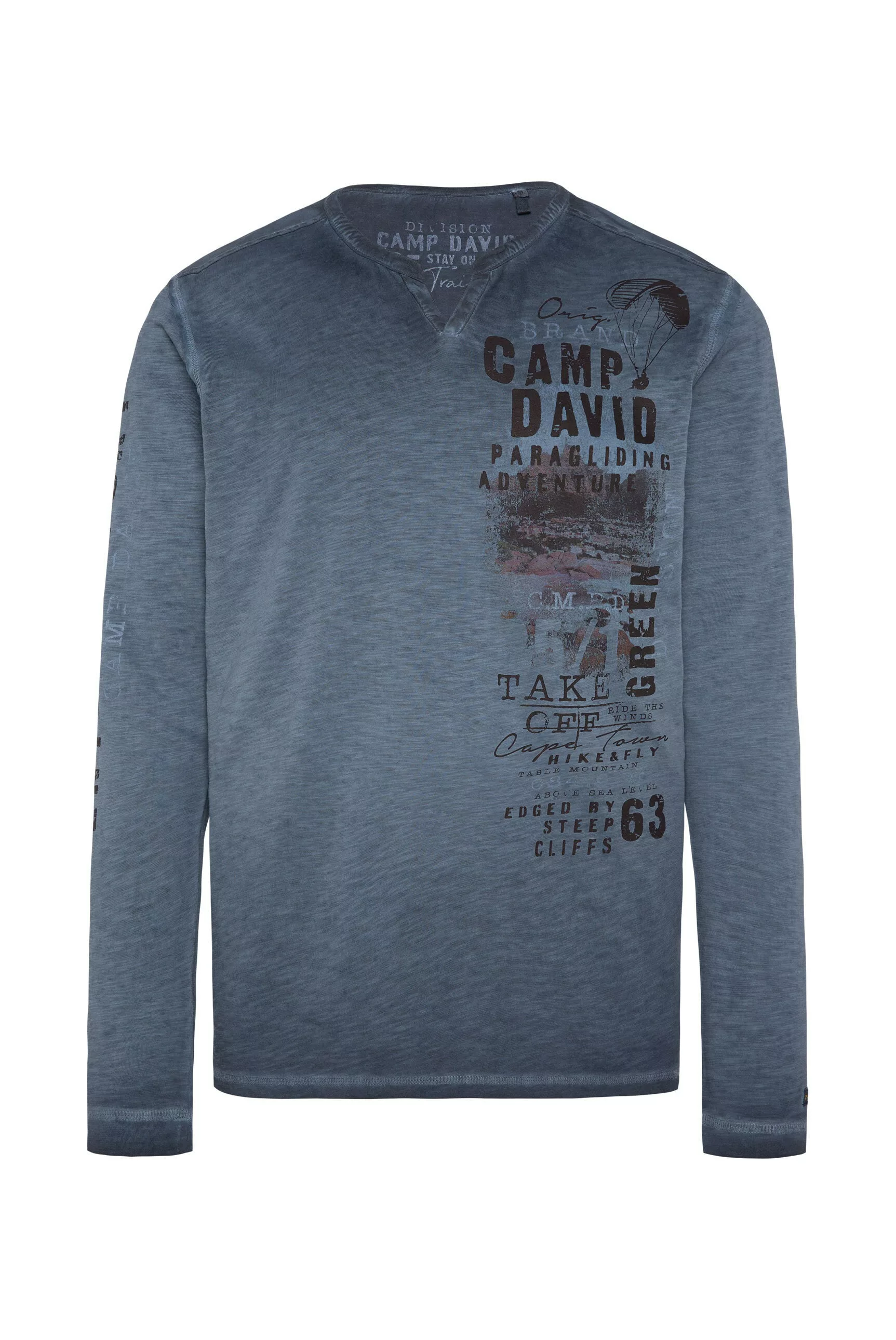 CAMP DAVID Langarmshirt, aus Baumwolle günstig online kaufen