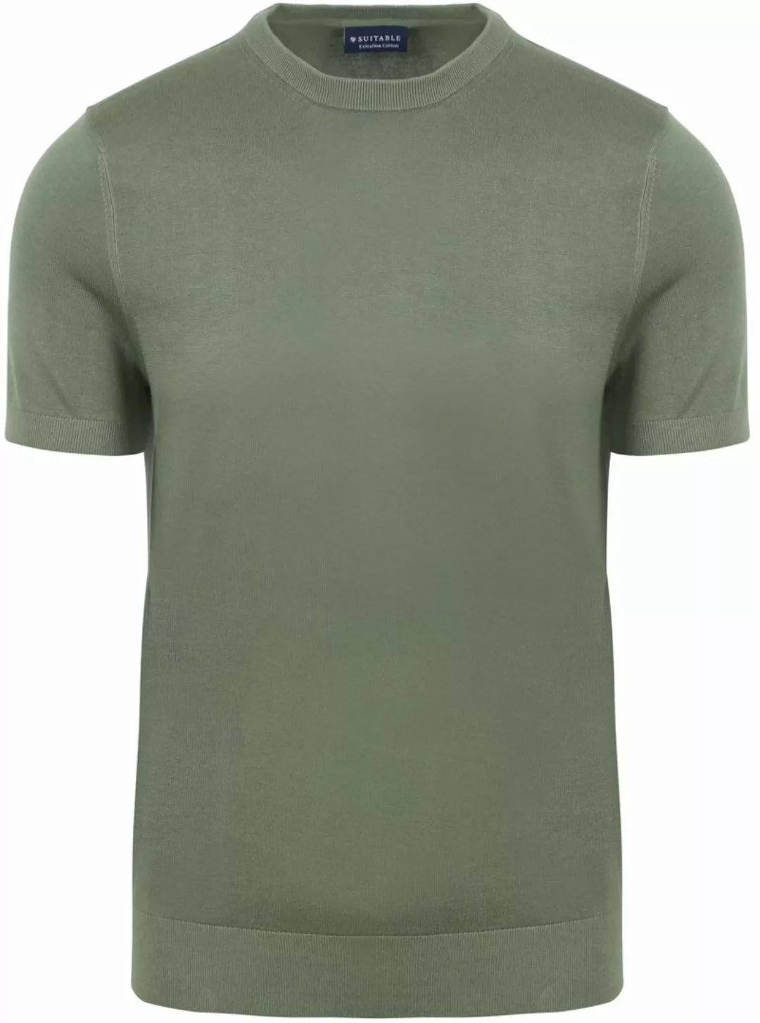 Suitable Knitted T-shirt Grün - Größe XL günstig online kaufen