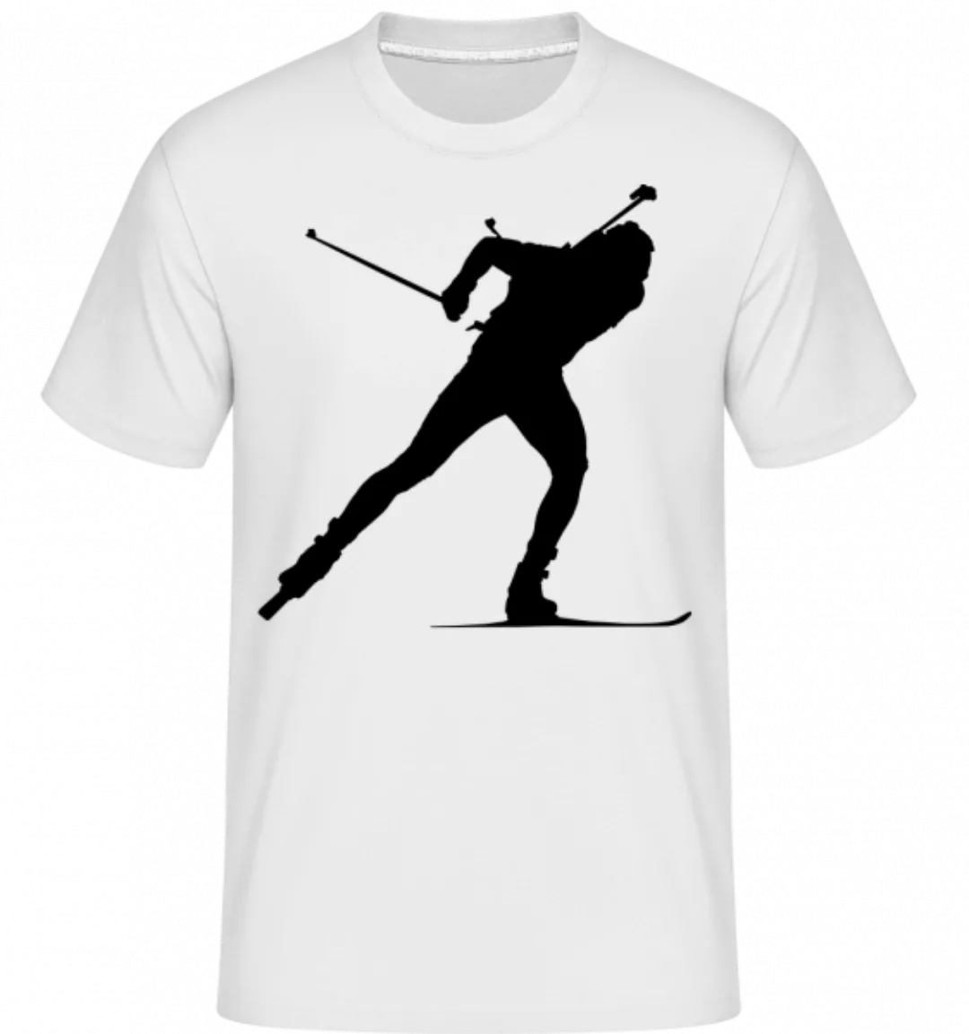 Skiing Cross Country Black · Shirtinator Männer T-Shirt günstig online kaufen