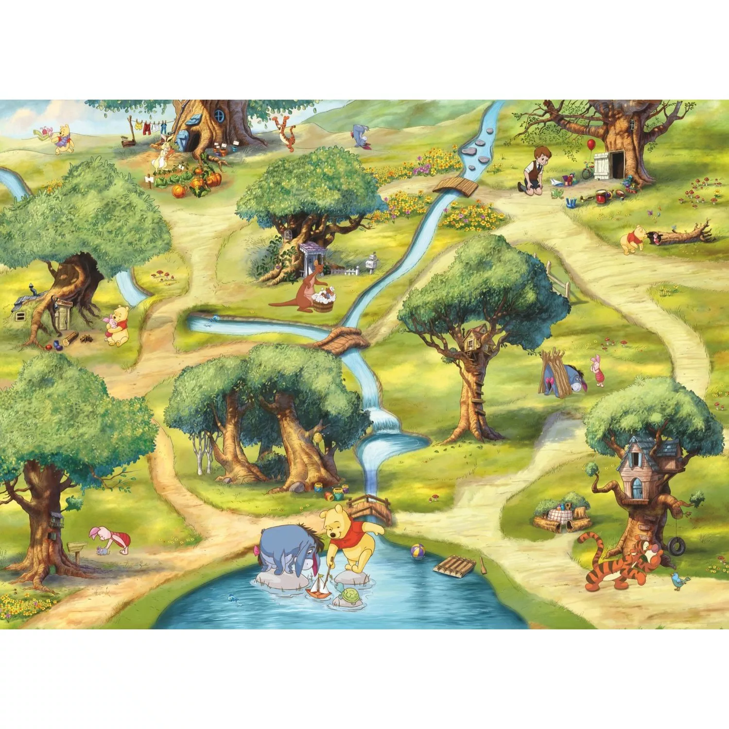 Disney Fototapete Wald Grün 254 x 184 cm 612290 günstig online kaufen