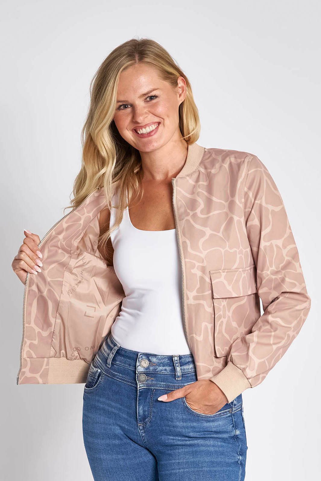 Zhrill Blouson in Unifarbe günstig online kaufen