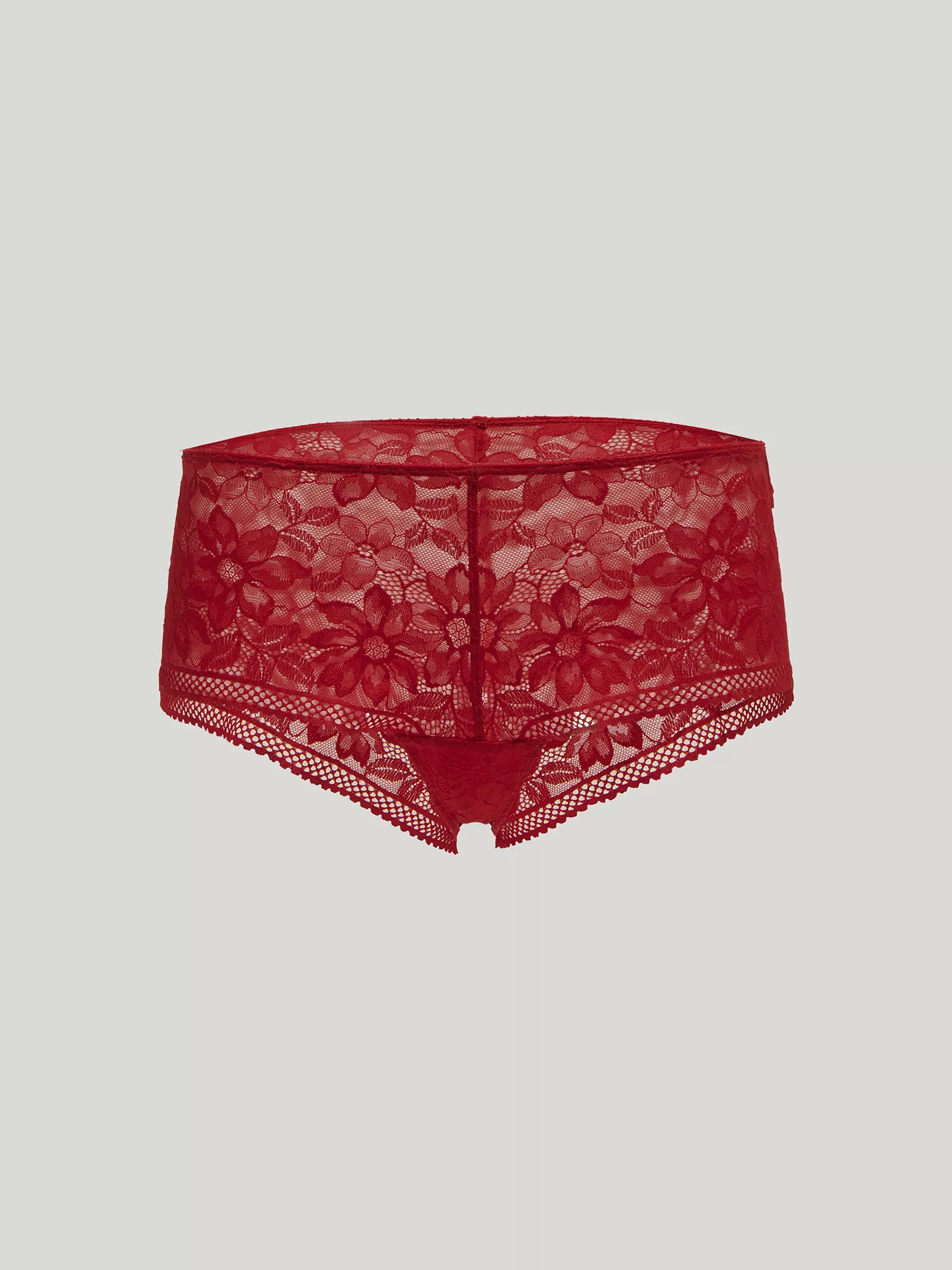 Wolford - Lace High Waist Panty, Frau, red glow, Größe: M günstig online kaufen