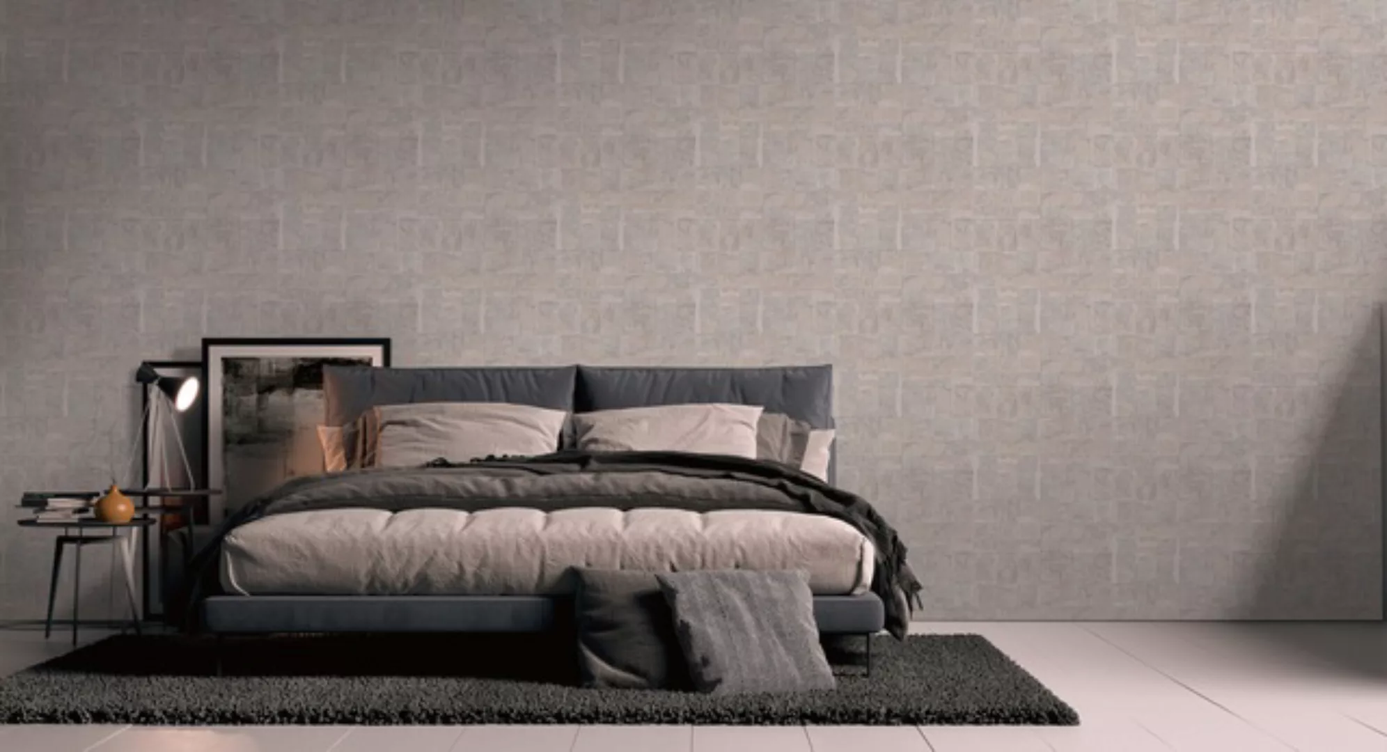 living walls Vliestapete »Stories of Life Metallic-Tapete Struktur Beige Gr günstig online kaufen