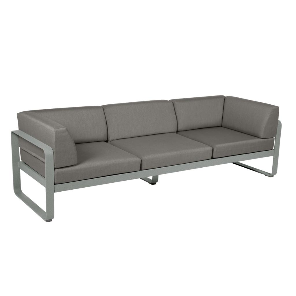 Bellevie 3-Sitzer Club Sofa Outdoor C7 Lapilligrau B8 Taupegrau günstig online kaufen