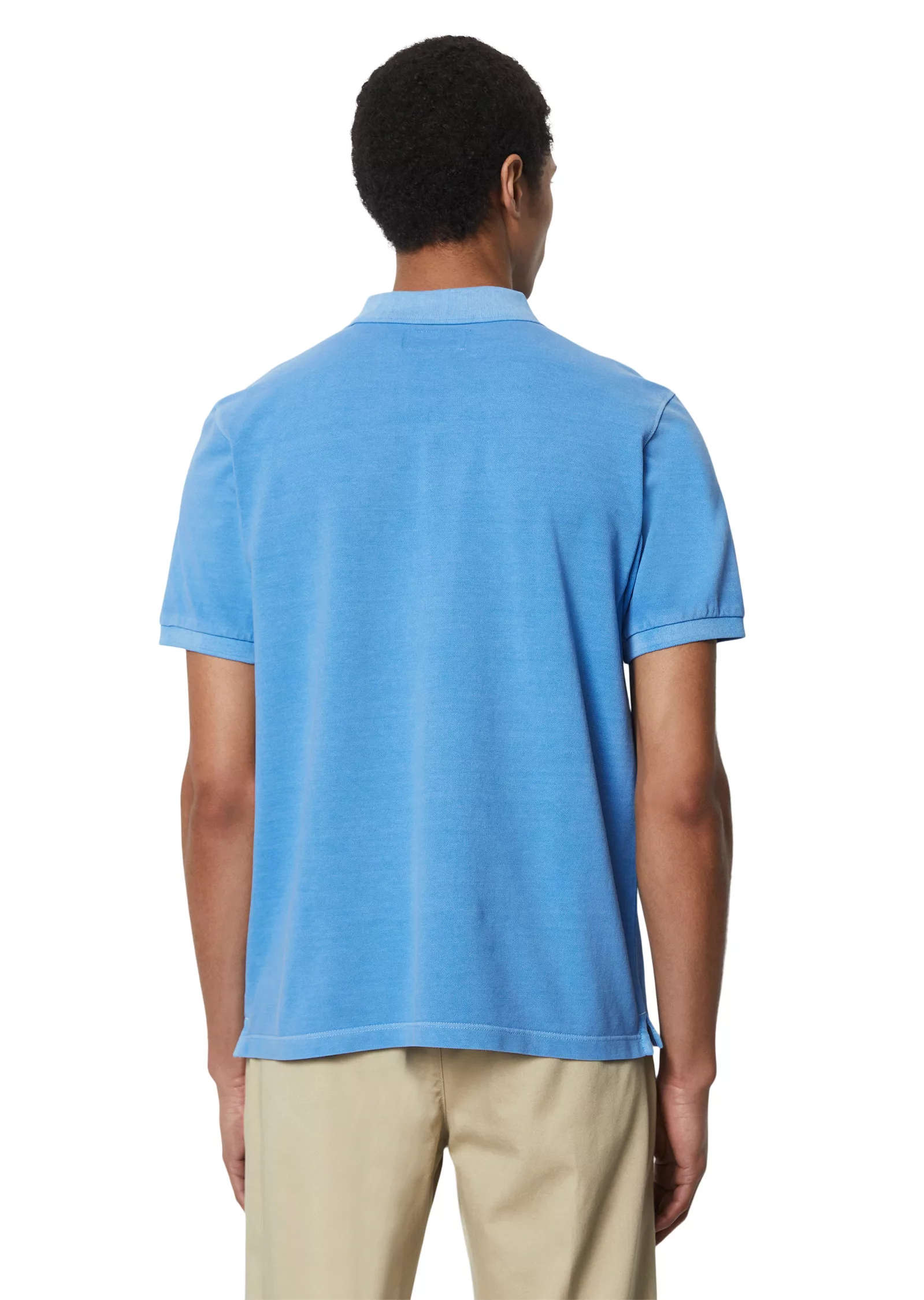 Marc O'Polo Poloshirt Faded Blau - Größe XXL günstig online kaufen