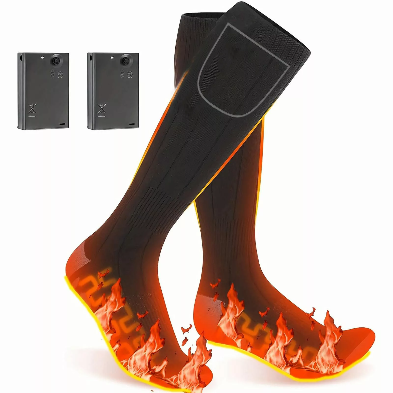 RWEUOQ Funktionssocken Beheizbare Socken 4000 mAh günstig online kaufen