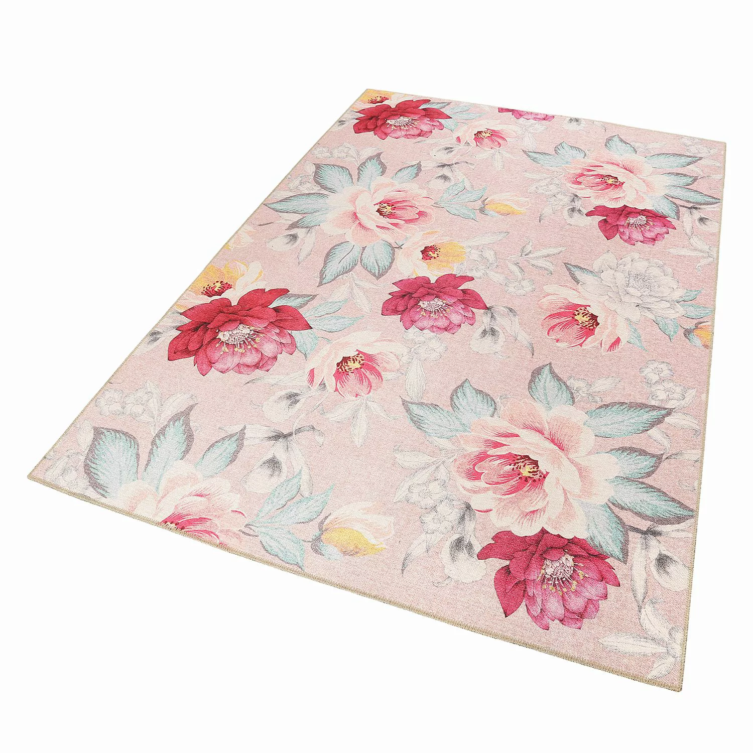 home24 Accessorize Kurzflorteppich Isla Rosa/Pink Rechteckig 160x230 cm (Bx günstig online kaufen