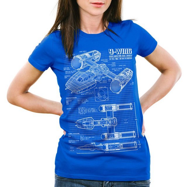 style3 T-Shirt Y-Wing rebellion star krieg wars imperium der sterne vader x günstig online kaufen