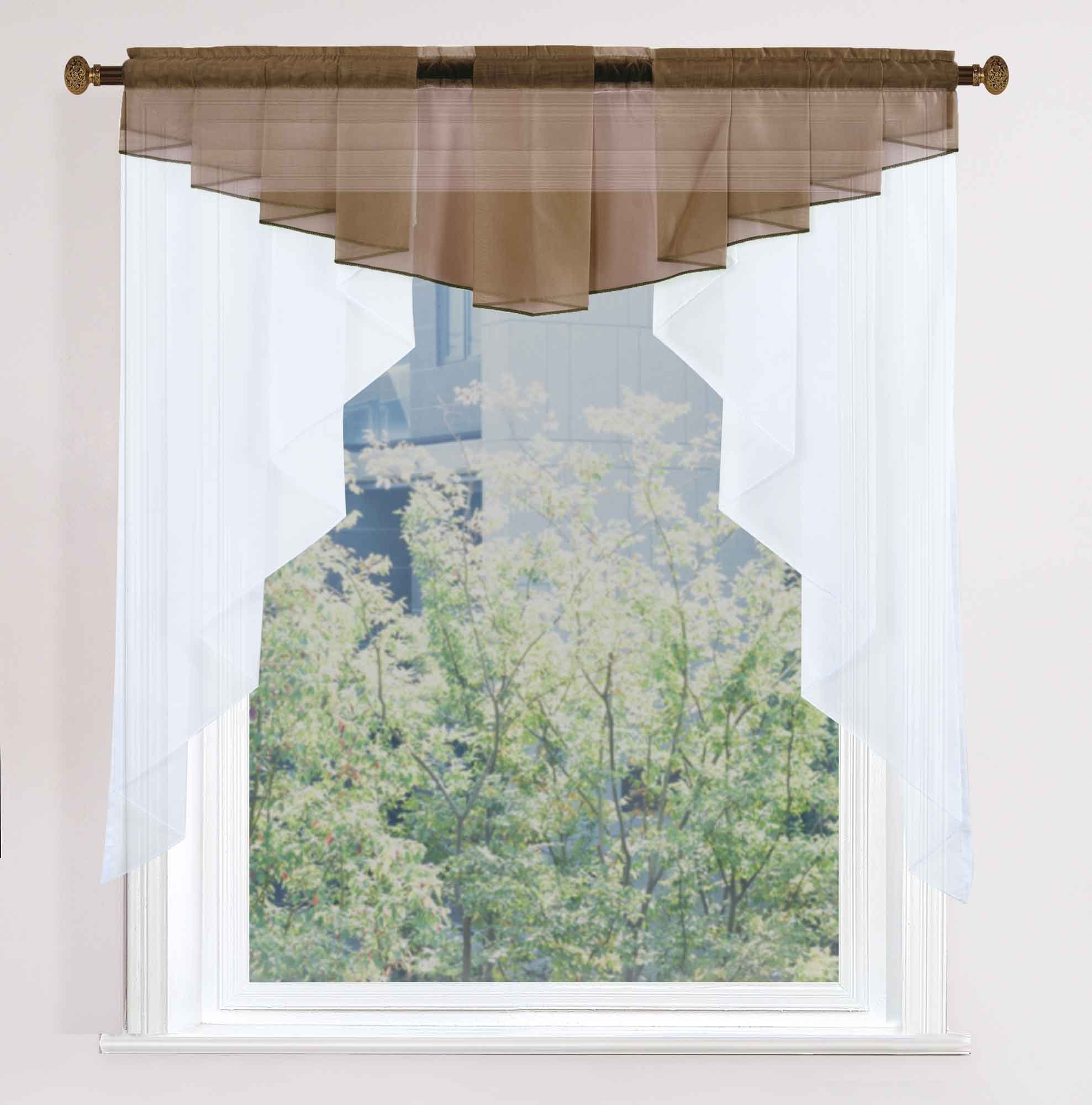 Gardinenbox Scheibengardine, Stangendurchzug, transparent, Voile, M-Bogen günstig online kaufen