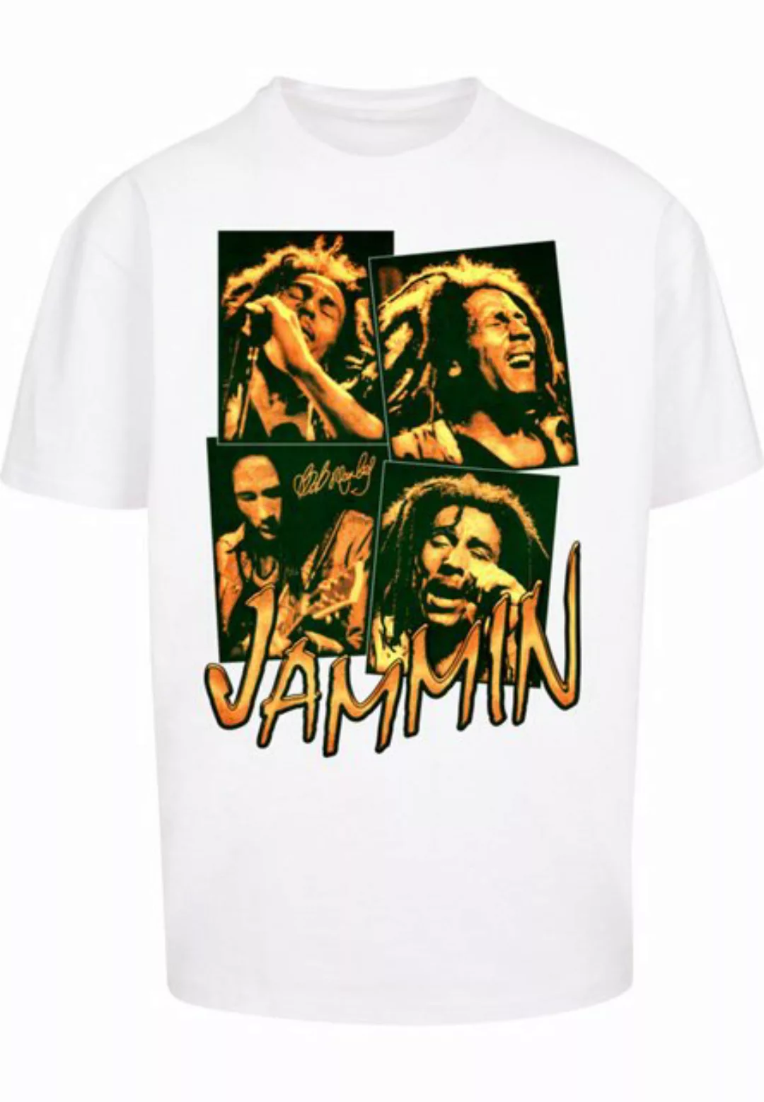 Merchcode T-Shirt Merchcode Bob Marley Jammin Live Oversize Tee (1-tlg) günstig online kaufen