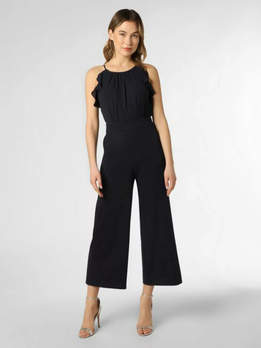 Vera Mont Overall Vera Mont Jumpsuit mit Volant (1-tlg) Bindeband günstig online kaufen