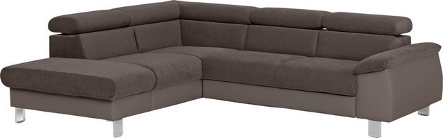 COTTA Ecksofa "Komaris L-Form", inklusive Kopf- bzw. Rückenverstellung, wah günstig online kaufen