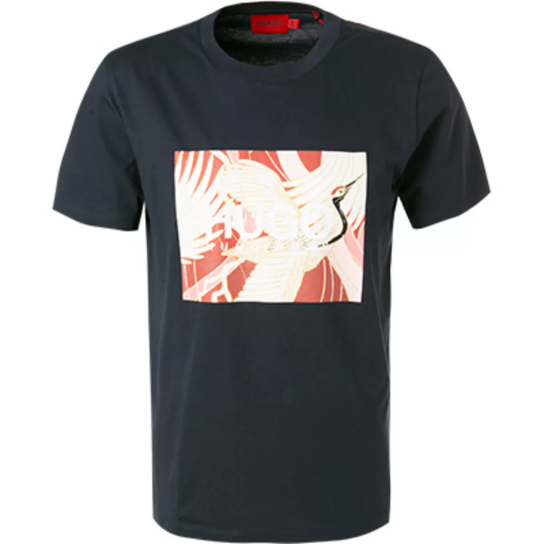 Hugo Dolive Kurzärmeliges T-shirt 2XL Dark Blue günstig online kaufen