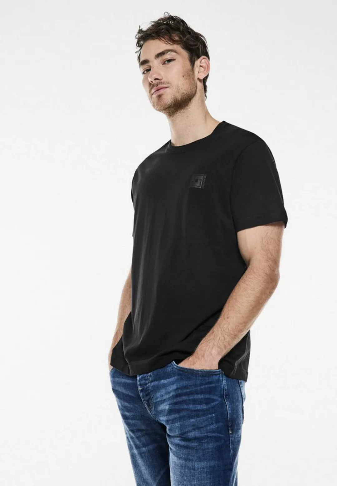 STREET ONE MEN T-Shirt, aus reiner Baumwolle günstig online kaufen