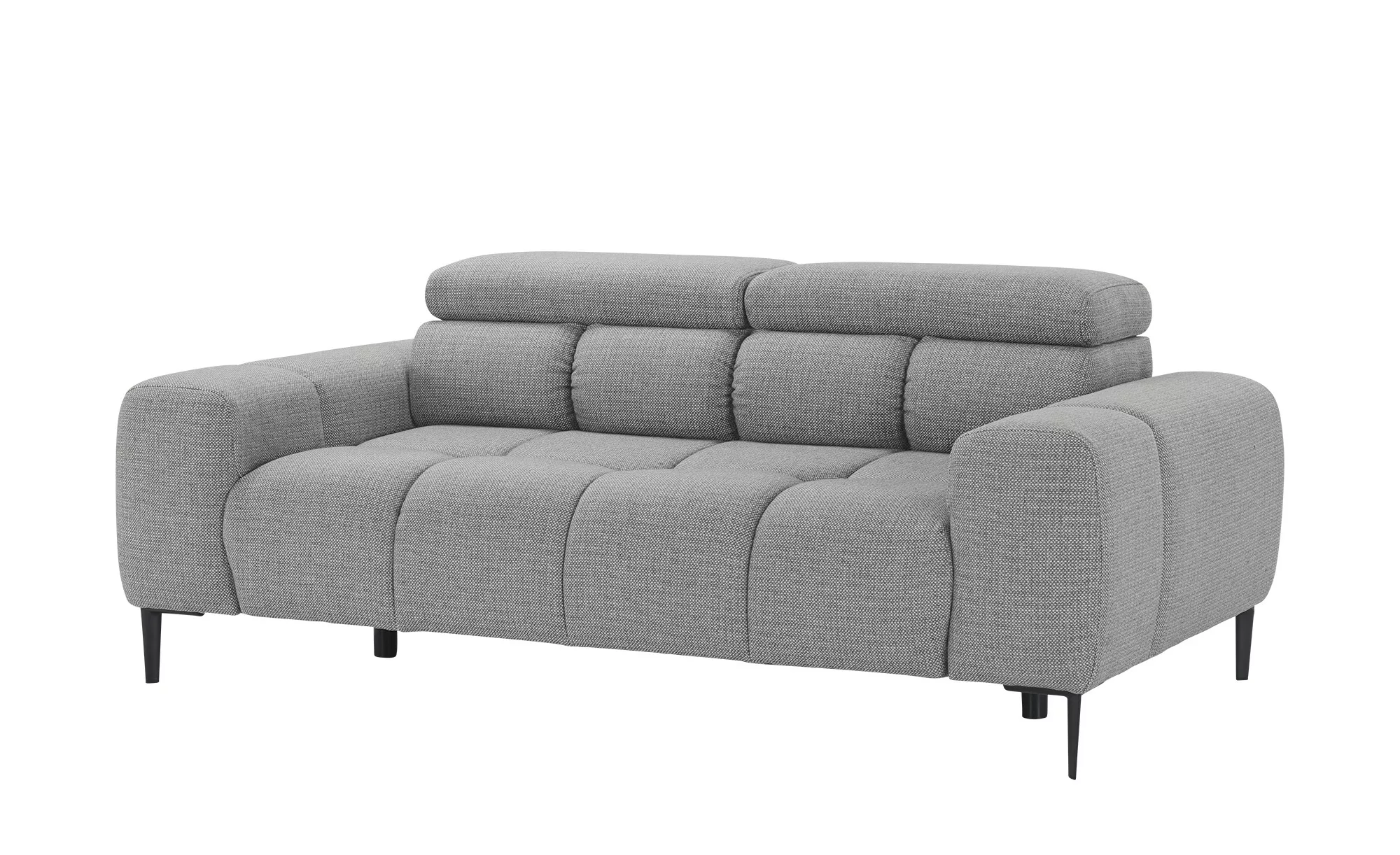 switch Sofa 2-sitzig mit Kopfteilverstellung Plaza ¦ silber ¦ Maße (cm): B: günstig online kaufen