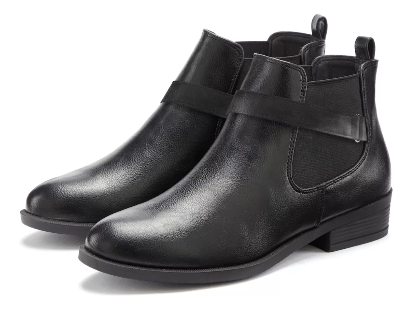 Vivance Chelseaboots, mit Stretch-Einsatz, Stiefelette, Ankle Boots VEGAN günstig online kaufen